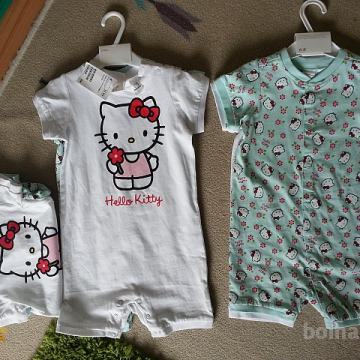 PIŽAMICI/BODI H&M HELLO KITTY 68