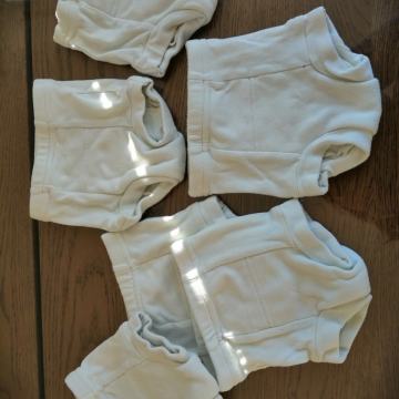 Bombažne vpojne hlačke za privajanje na kahlico, organski bombaž