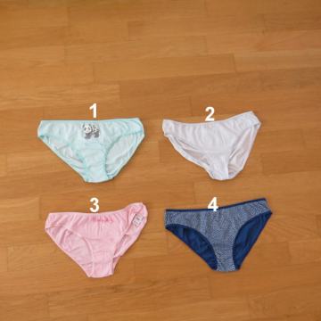 dekliške spodnje hlačke št. 158/164 (DEJANSKA VELIKOST JE ŠT. 152/158)