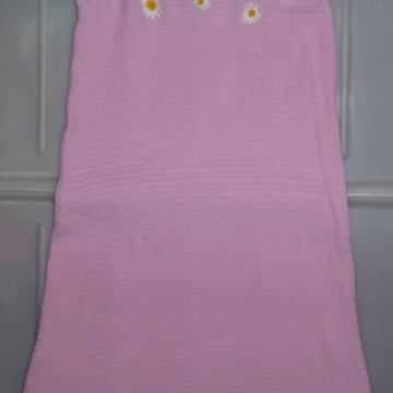 H&M 134/140 kvačkana dekliška obleka, 8-10 let