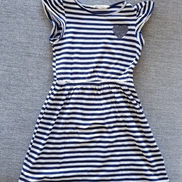 Bombažna obleka H&M št. 122-128