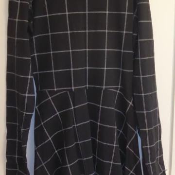 Gumica + temnosiva dekliška obleka z dolgimi rokavi C&A164/170,14+ let