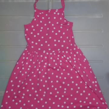 Kot nova dekliška obleka brez rokavov pike C&A št. 134/140, 8-10 let