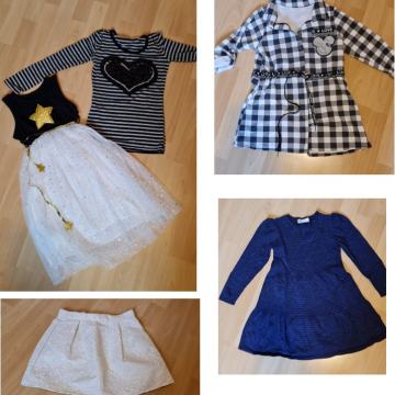 Lepe decemberske, novoletne, božične oblekice, 7-8 let, lahko tudi 6