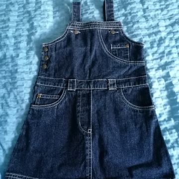Obleka za deklico št.98/104 (jeans)
