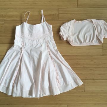 Obleka in bolero Original marines 116cm 6let