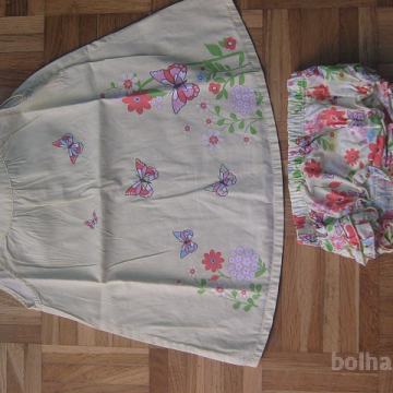 obleka z metuljčki 86, h & M