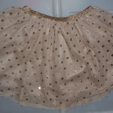 OVS 134/140 kot novo večslojno zlato tutu krilo, 8-10 let