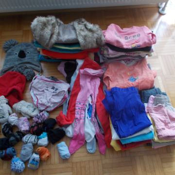 PAKET OBLAČIL ZA DEKLICO 2-3 LET STAROSTI