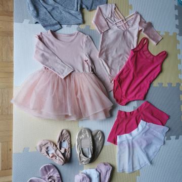 OTROŠKA PLESNA OBLEKA, PLESNI DRES, COPATKI...vse za ples ali balet