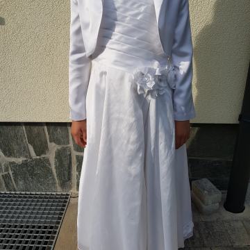 Obhajilna obleka za deklice višine 130 - 148 cm