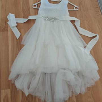 Obleka za obhajilo svecana obleka 128 in cevlji