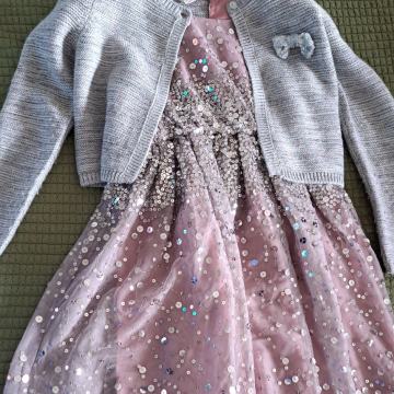 Svečana obleka za deklico 7-8 let