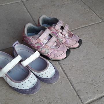 BALERINKE in GEOX ČEVLJI Z LUČKAMI, št. 28