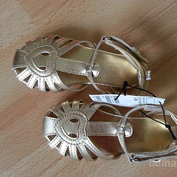 BALERINKE/SANDALI H&M 24 NOVE zlate