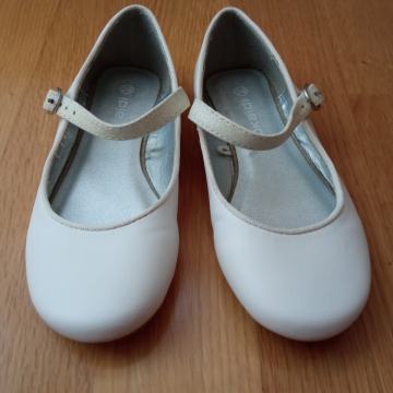 Elegantne bele balerinke s paščki za dekleta Okaidi št. 29 (novo)