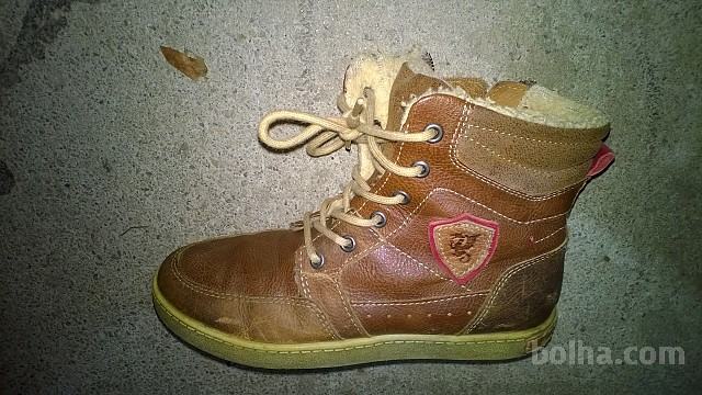 otroški usnjeni visoki čevlji