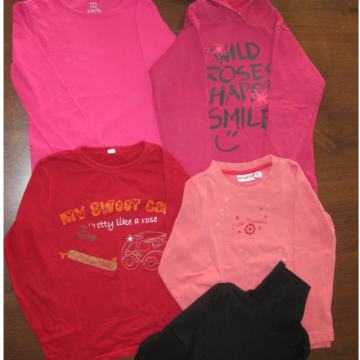 5 dekliških puloverjev, vel 122