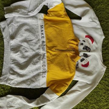 Dekliška bombažna puloverja, vel 158-164