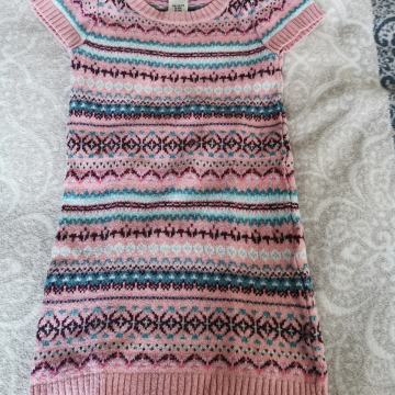 Dekliški podaljšan pulover H&M 110 / 116 (4-6 let)