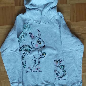 Dekliški pulover/kapucar št. 134/140