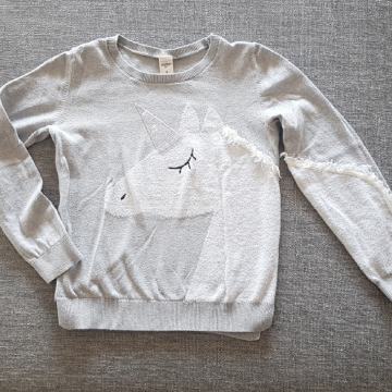 Dekliški pulover OshKosh št.8 (za 8 let/cca št. 122-128)