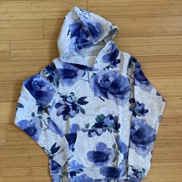 H&M siv pulover s kapuco 12-14 let, 158/164 cm