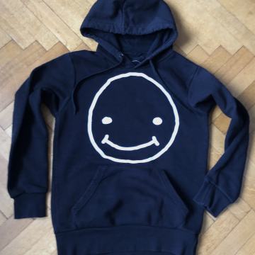kapucar s smileyjem, XXS, 11-12 let