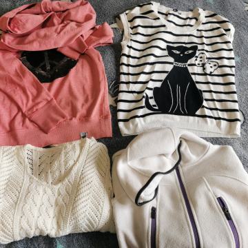 Komplet za punco, puloverji 140