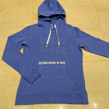 Krasen PULOVER West Academy, modra s kapuco - vel. S/M prodam
