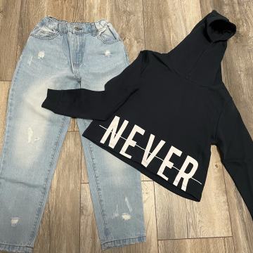 Name it pulover,jean hlače vel.152
