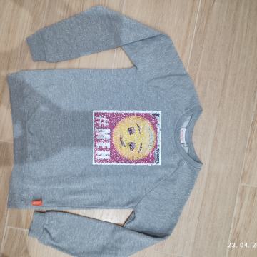 Pulover dekliski gor/dol aplikacija st.158/164