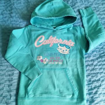 Pulover s kapuco za deklico št.104