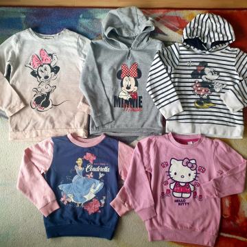 PULOVER MINNIE, HELLO KITTY, PEPELKA 110/116