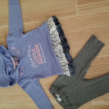 tunika/puloverček Dopodopo št74 in HM pajkice