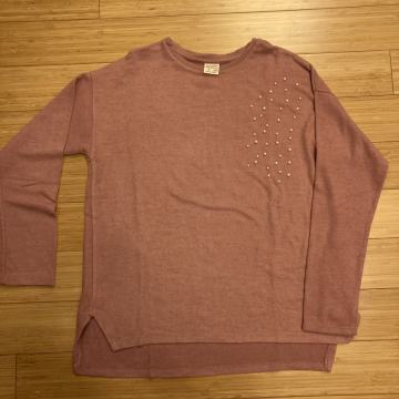 ZARA roza pulover s perlicami 13/14 let 164 cm