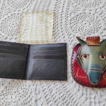 Denarnica in etui za kartice - pravo usnje