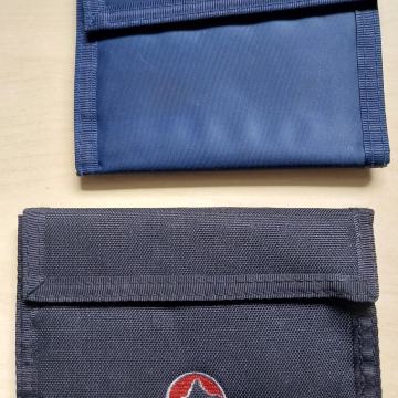 Žepna denarnica črna in modra