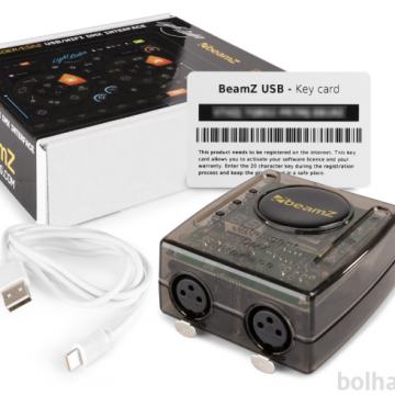 BEAMZ LIGHT RIDER DMX kontroler krmilnik + Software