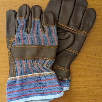 Nerabljene moške delovne rokavice