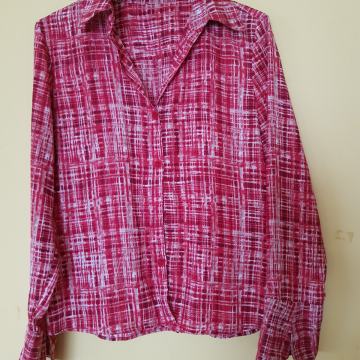BELO RDEČA BLUZA M