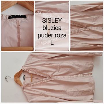 BLUZA - st.L ■SISLEY ■puder roza ■elastična