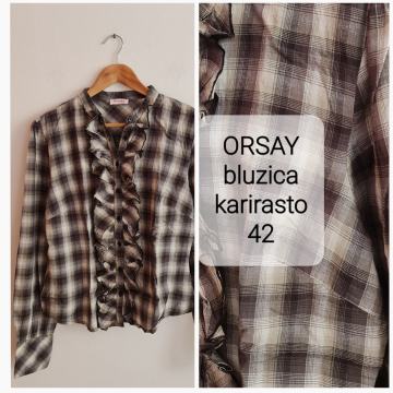 BLUZICA - št.42 ■ORSAY ■karirasta