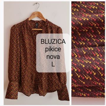 BLUZICA - št. L+XL ■pikice ■lahkotna ■nova