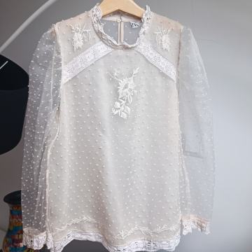 Boho prosojen top, bluza, xs-s