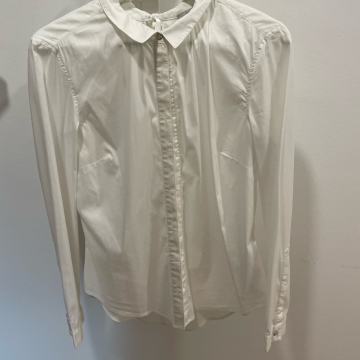 Comma casual identity bela bluza z dolgimi rokavi (36)