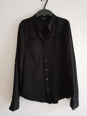 črna bluza dolg rokav št. S