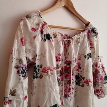 cvetlična BLUZA ■kakovostna ■uni ■bombaz