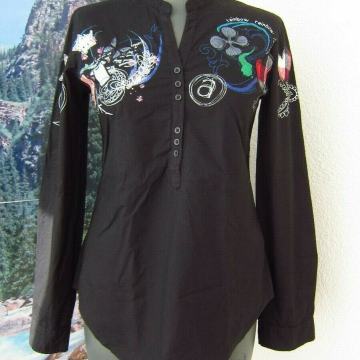 NOVA DESIGUAL ČRNA BLUZA L