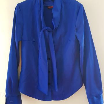 ELCOL MODRA VISKOZNA BLUZA 40